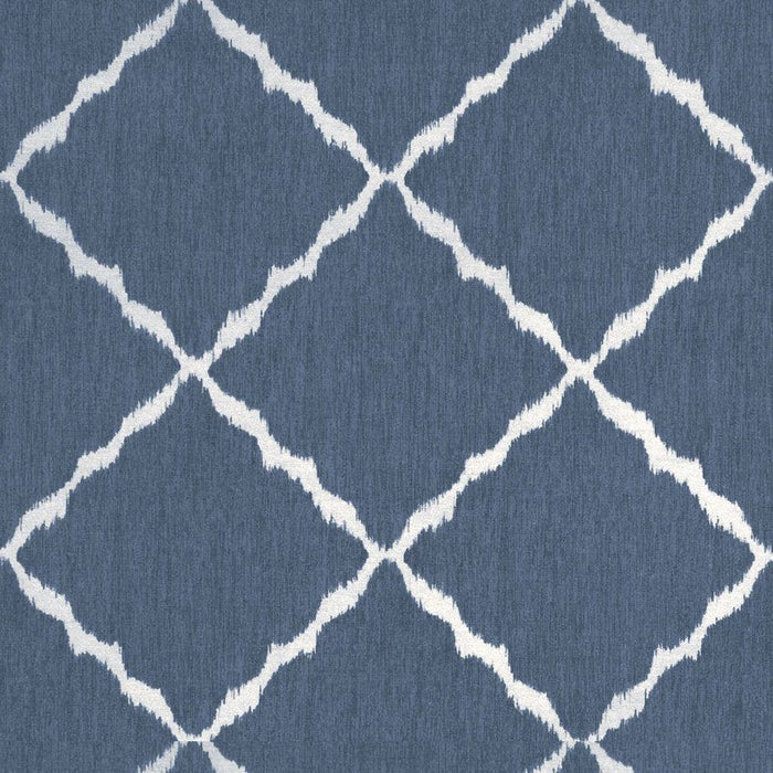 Kravet Basics Ikat Strie Indigo Fabric IKATSTRIE.5.0