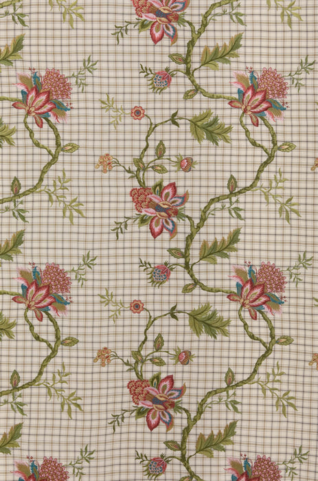 Braquenie Rambouillet - Broderie Multicolore Fabric Sample B7566001