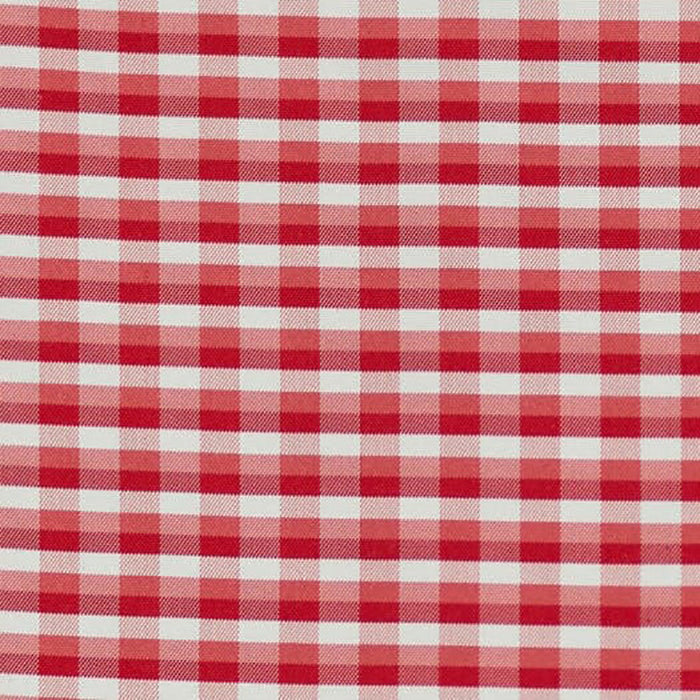 Brunschwig & Fils La Strada Check Pekin Red Fabric Sample JAG-50008.72.0