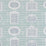 Pierre Frey Pentagrama Aqua Wallpaper Sample FP862003