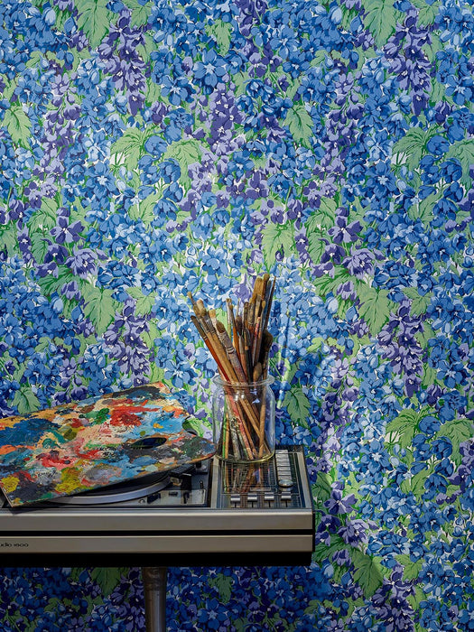 Pierre Frey Les Delphiniums Rose Wallpaper Sample FP767002