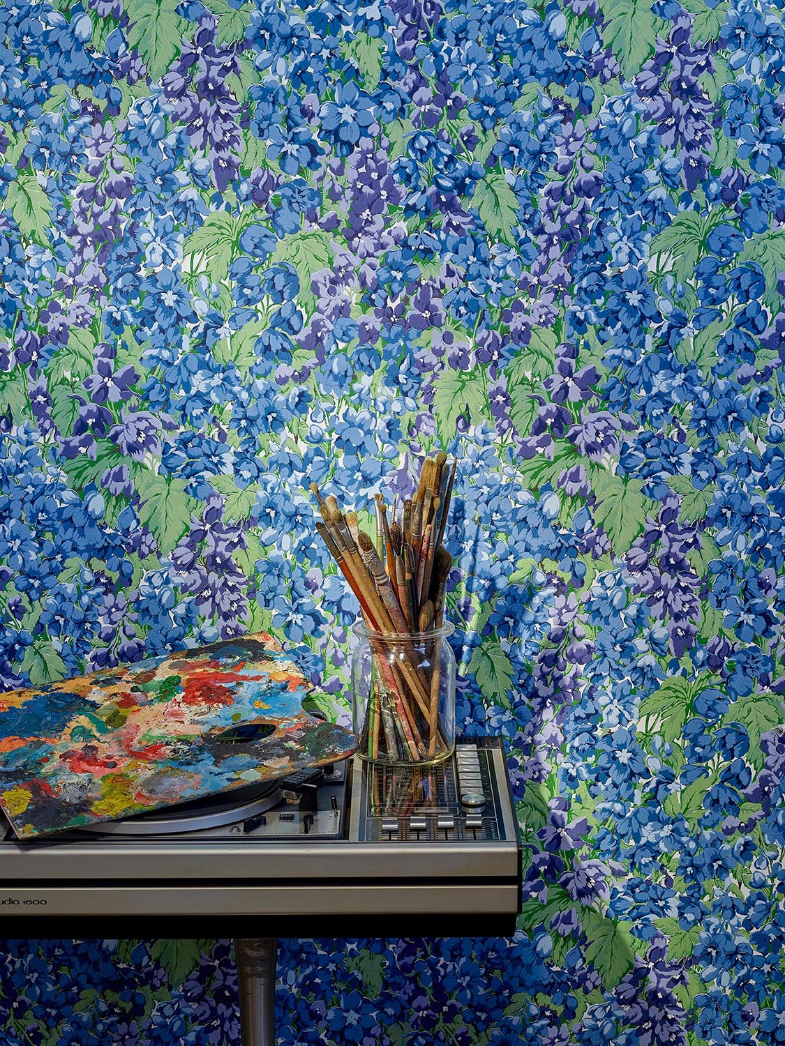 Pierre Frey Les Delphiniums Rose Wallpaper FP767002