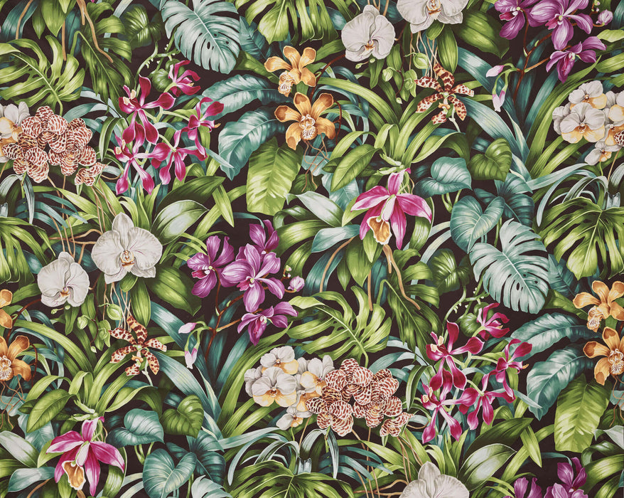 Pierre Frey Jardin Botanique Nuit Fabric Sample F3389002