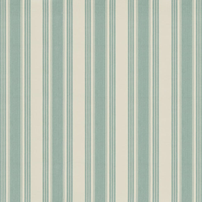 Brunschwig & Fils Colmar Stripe Aqua Fabric Sample 8019110.13.0