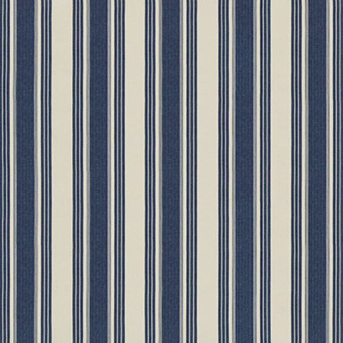 Brunschwig & Fils Colmar Stripe Denim Fabric Sample 8019110.5.0