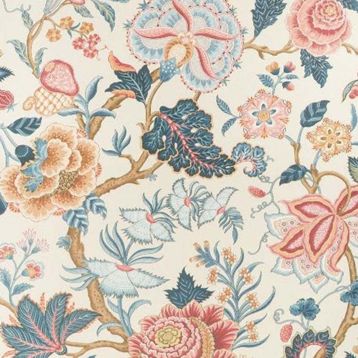 Brunschwig & Fils Nizam Red/Blue Wallpaper Sample P8019111.195.0