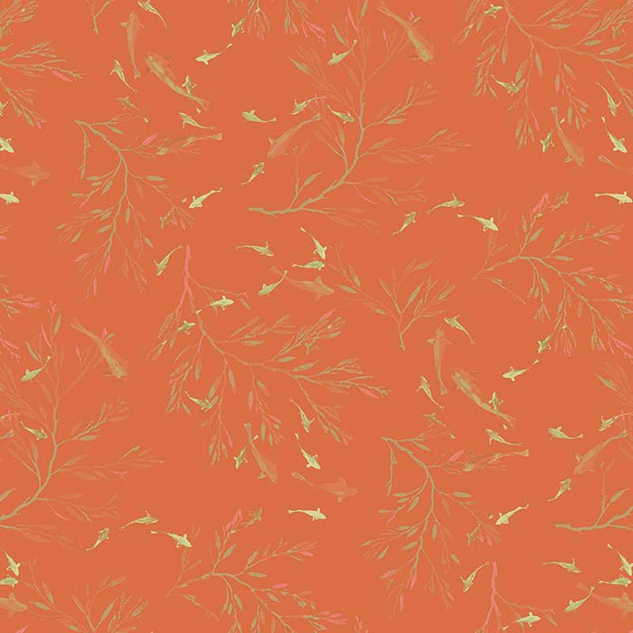 Galbraith & Paul Koi Pond Flame Wallpaper Sample