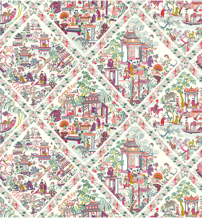 Braquenie L'Empire Du Milieu Multicolore Wallpaper Sample BP315001