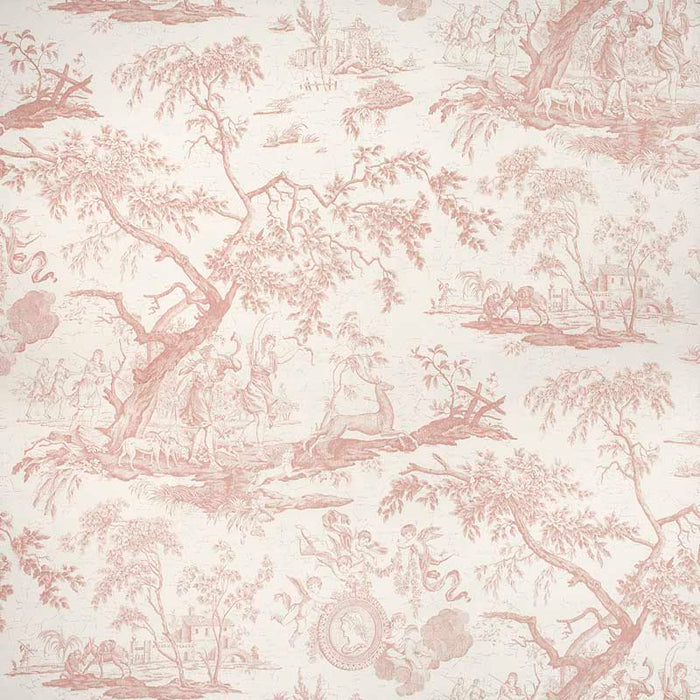 Marvic Textiles La Chasse Dusty Pink Fabric Sample 5551-6