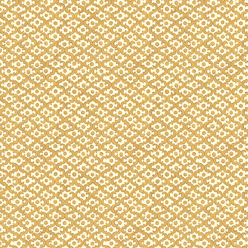 Galbraith & Paul Lattice Cantaloupe Wallpaper Sample