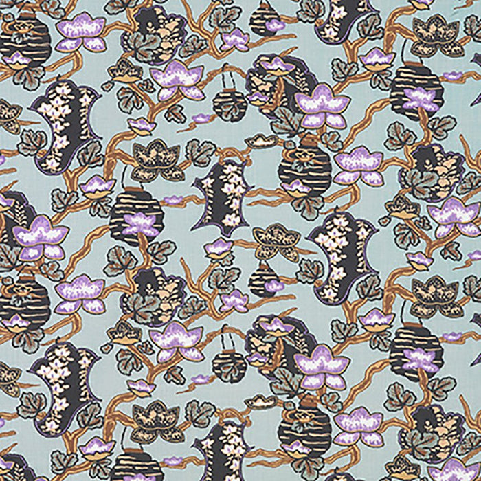 Gaston Y Daniela Maria Fondo Agua/Lavanda Fabric Sample LCT5364.003.0