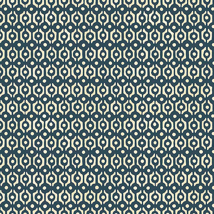 Galbraith & Paul Links Indigo Wallpaper Sample