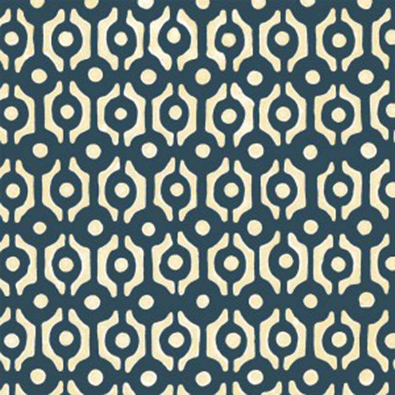 Galbraith & Paul Links Indigo Wallpaper Sample