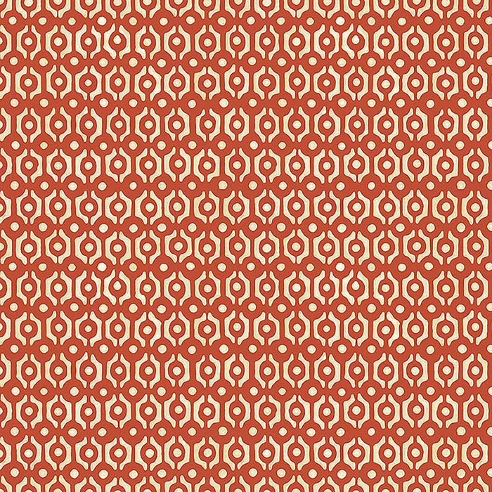 Galbraith & Paul Links Tomato Wallpaper Sample