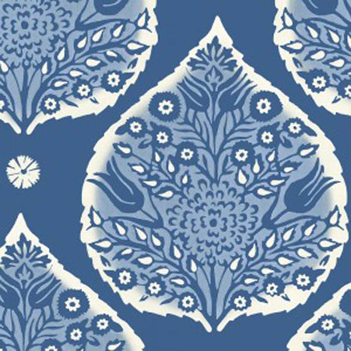 Galbraith & Paul Little Lotus Delft Wallpaper Sample