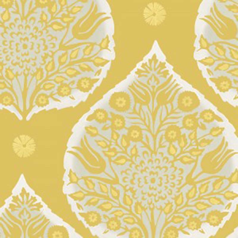 Galbraith & Paul Little Lotus Ochre Wallpaper Sample