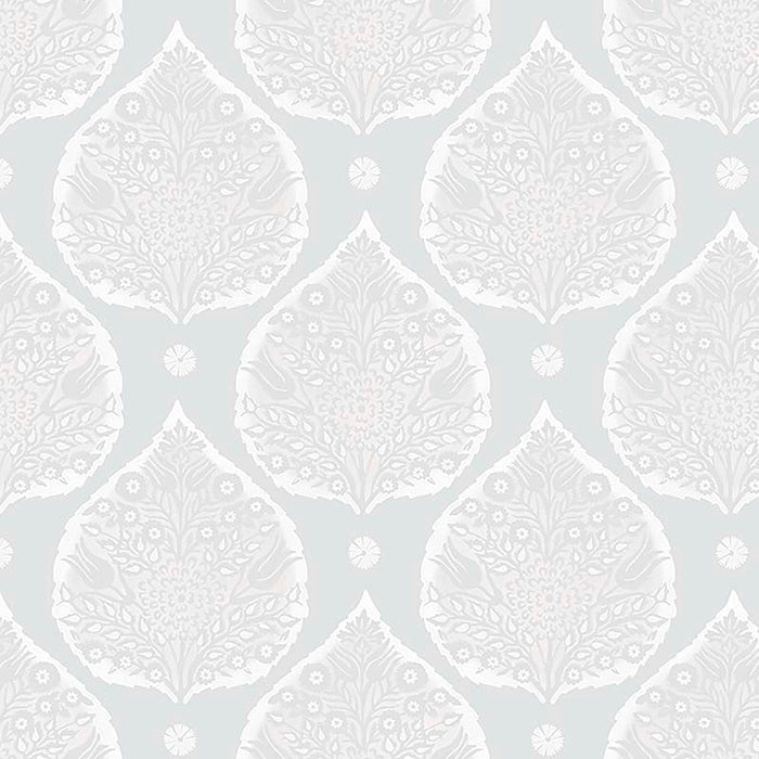 Galbraith & Paul Little Lotus Platinum Wallpaper Sample