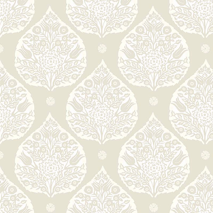 Galbraith & Paul Little Lotus Talc Wallpaper Sample