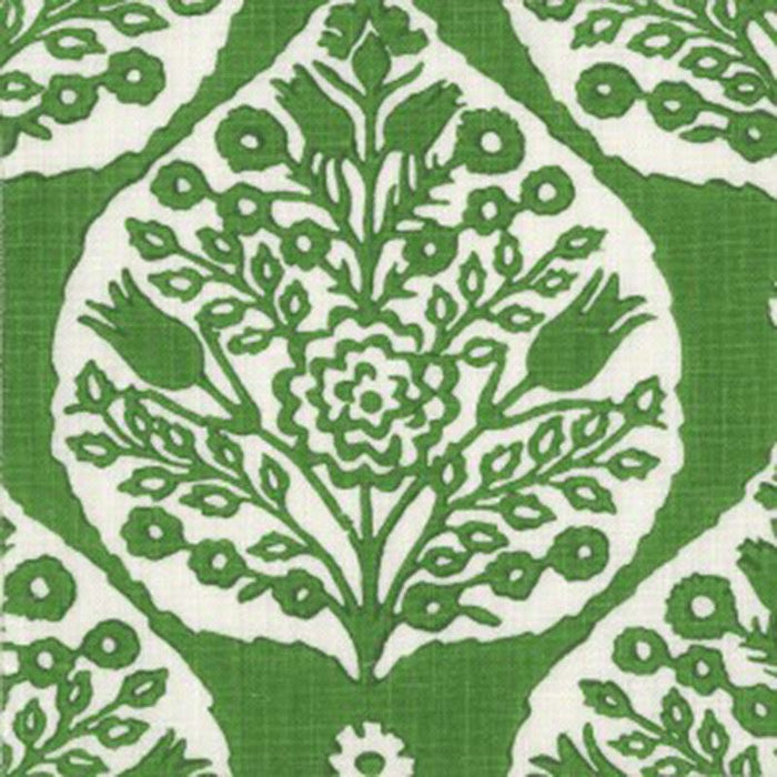 Galbraith & Paul Little Lotus Malachite Fabric Sample