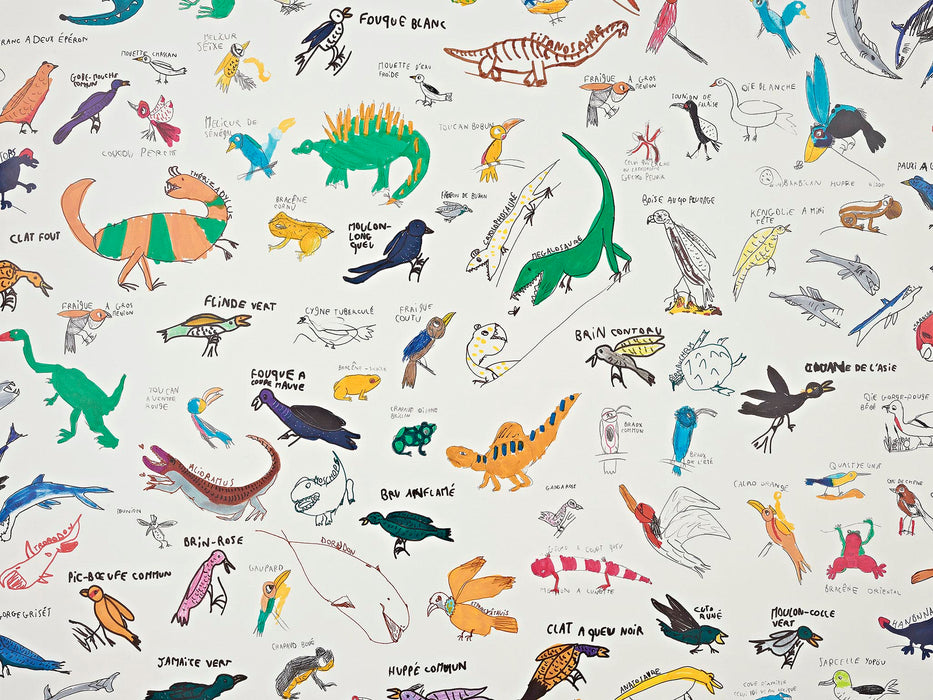 Pierre Frey Encyclopedie Multicolore Wallpaper FP818001