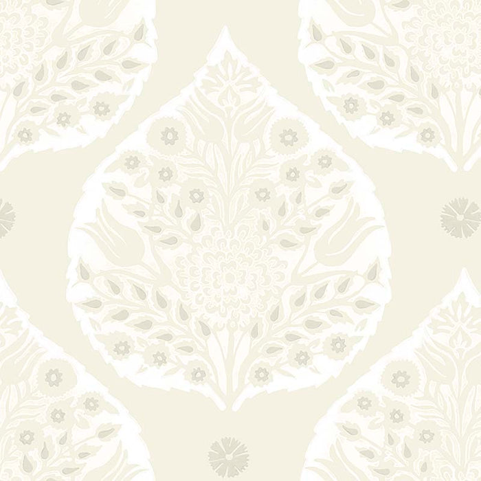 Galbraith & Paul Lotus Bright White Wallpaper Sample