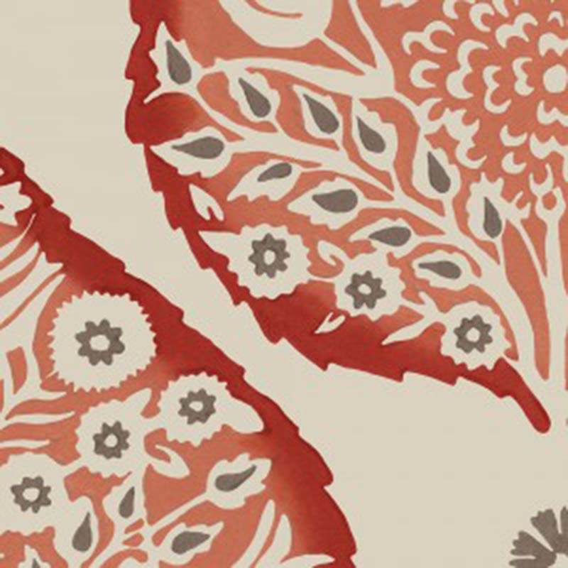 Galbraith & Paul Lotus Crimson Wallpaper Sample