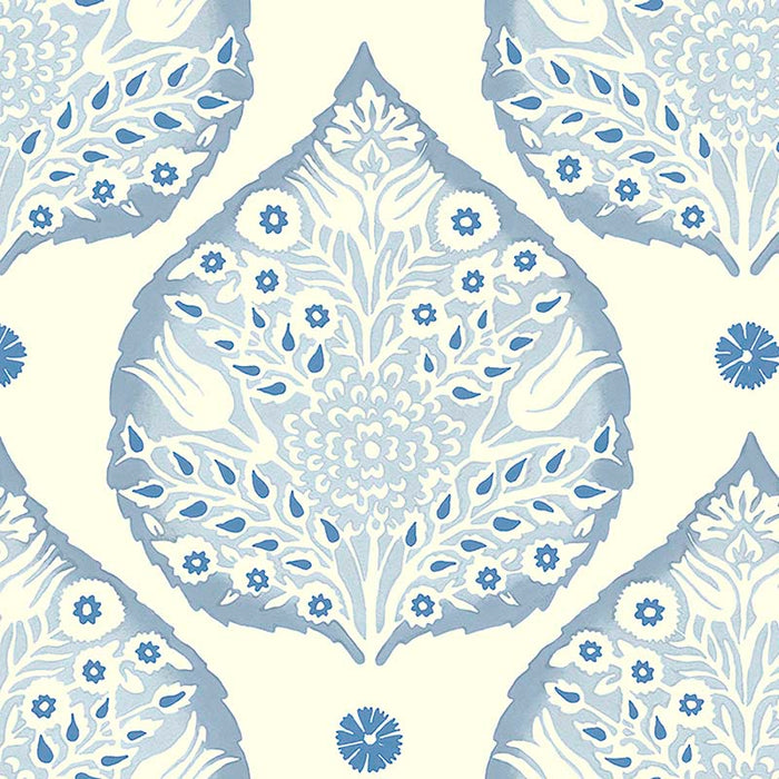 Galbraith & Paul Lotus Denim Wallpaper Sample