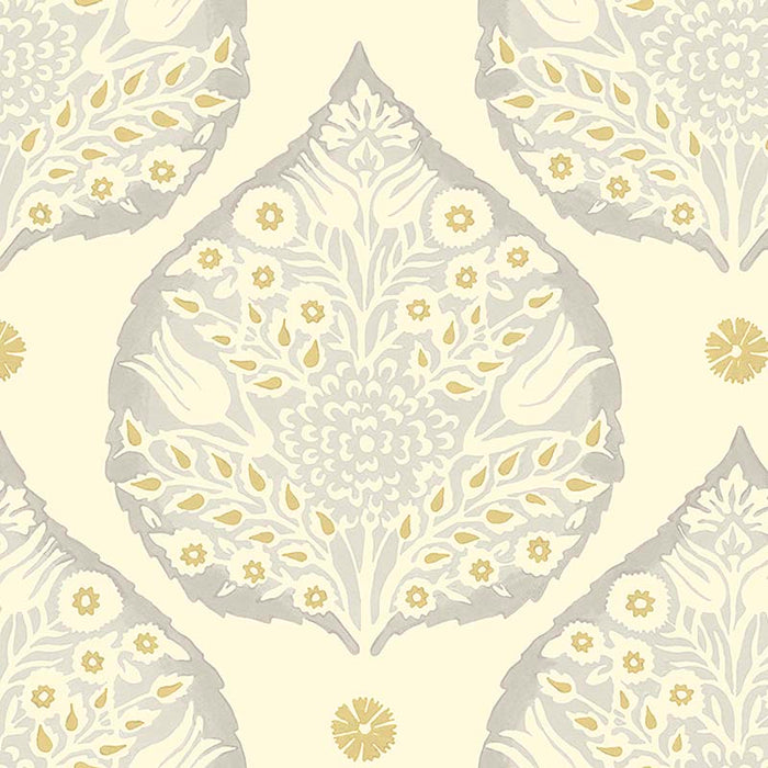 Galbraith & Paul Lotus Dove Gray Wallpaper Sample