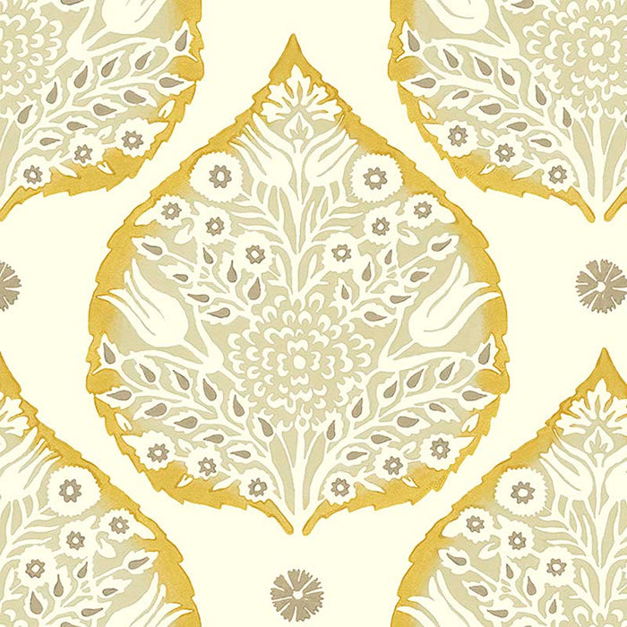 Galbraith & Paul Lotus Ochre Wallpaper Sample