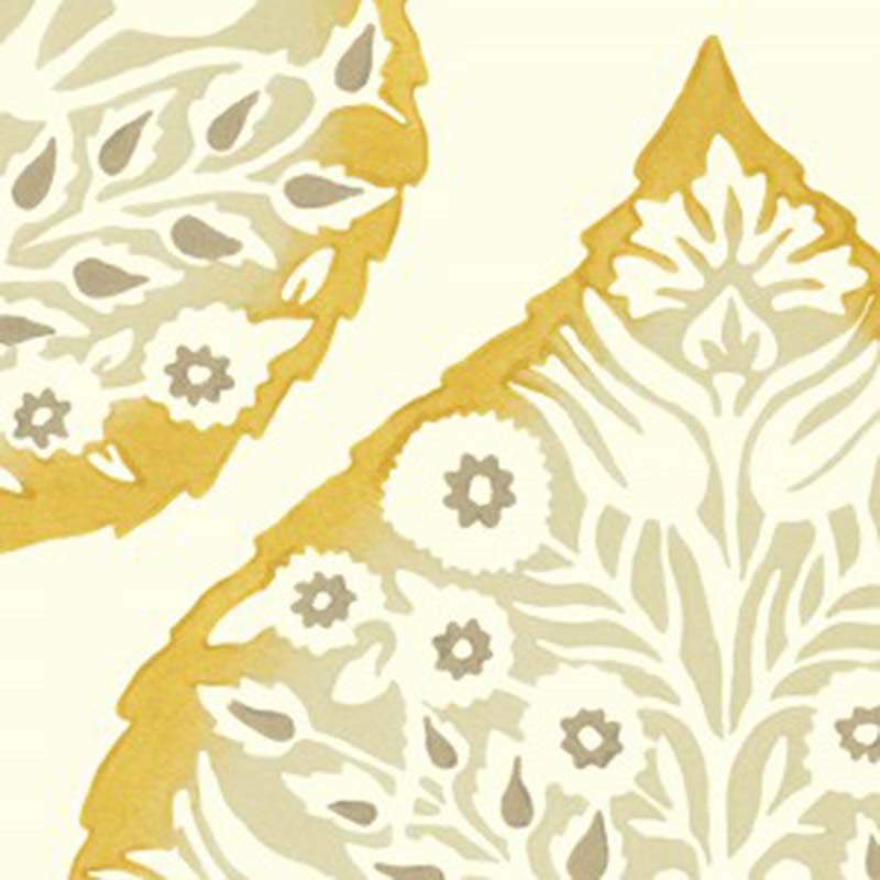 Galbraith & Paul Lotus Ochre Wallpaper Sample