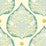 Galbraith & Paul Lotus Turquoise Wallpaper Sample