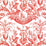 Pierre Frey Fontaine Et Animaux Rouge D'Orient Fabric F3378004