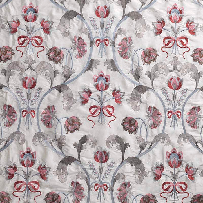 Marvic Textiles Lucida Silver/Rosehip Fabric 4474-1