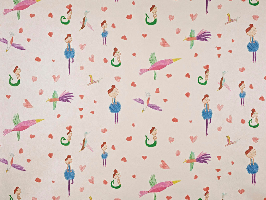 Pierre Frey Les Ballerines D'Esther & Romane Multicolore Wallpaper Sample FP816001