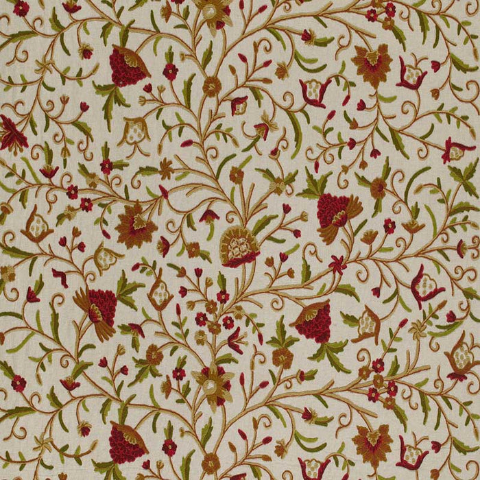 Marvic Textiles Mallika Red Fabric Sample 1227-1