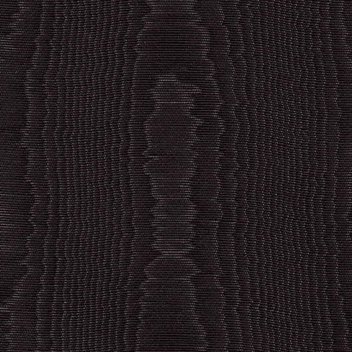 Marvic Textiles Misa Moire Plain Black Fabric Sample 6565-63