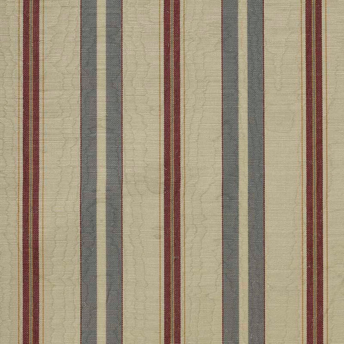 Marvic Textiles Misa Moire Stripe Maroon/grey Fabric Sample 4331-21