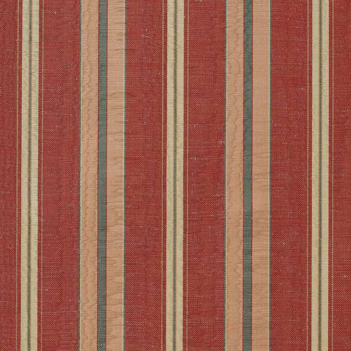 Marvic Textiles Misa Moire Stripe Coral Fabric Sample 4331-25