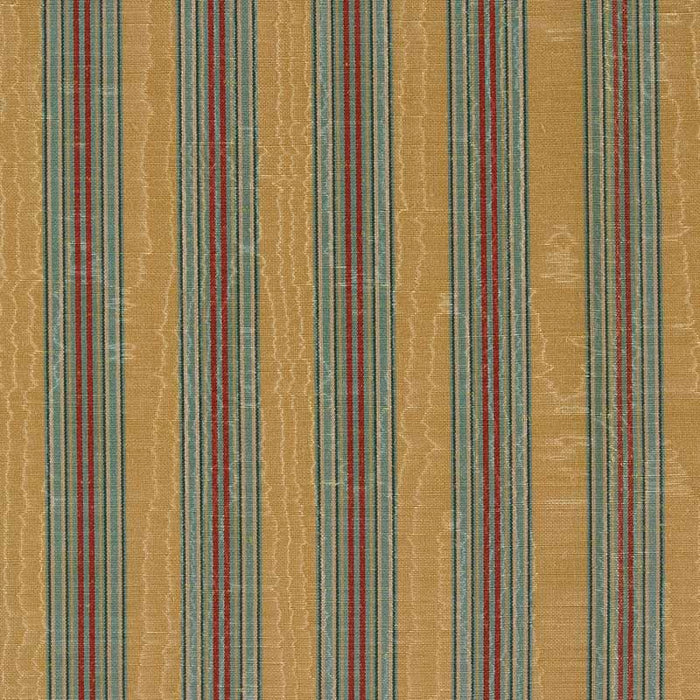 Marvic Textiles Misa Moire Stripe Mango Fabric Sample 6784-24