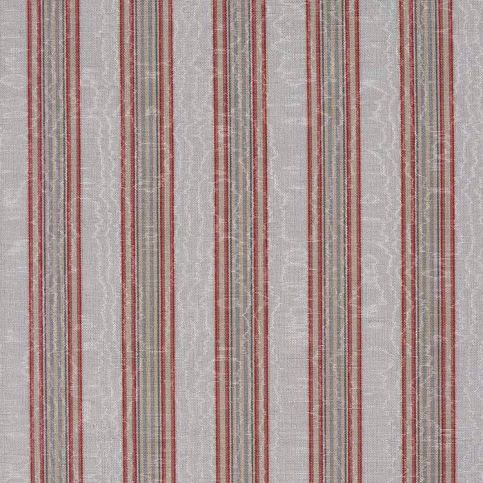 Marvic Textiles Misa Moire Stripe Oyster Fabric Sample 6784-6