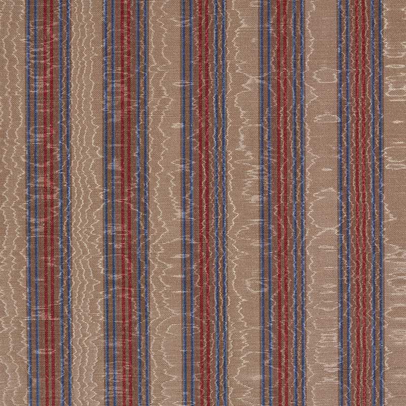 Marvic Textiles Misa Moire Stripe Camel Fabric 6784-7