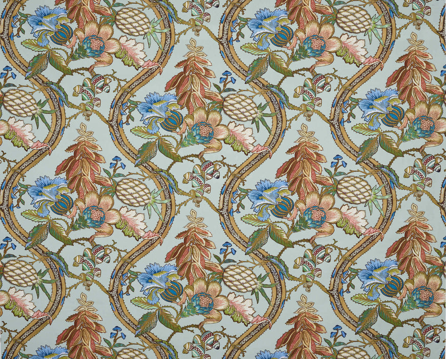 Braquenie A La Table Du Roi Ca Leste Fabric Sample B7643002