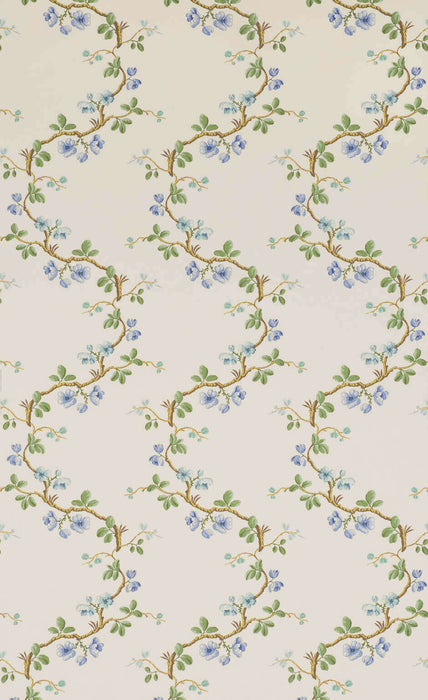 Pierre Frey Sans Papillons Bleu Wallpaper FP168003