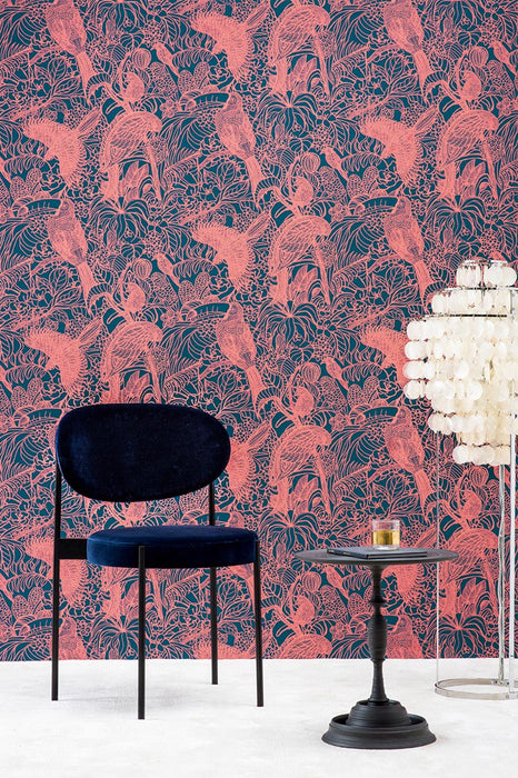 Pierre Frey Costa Rica Corail Wallpaper Sample FP440004