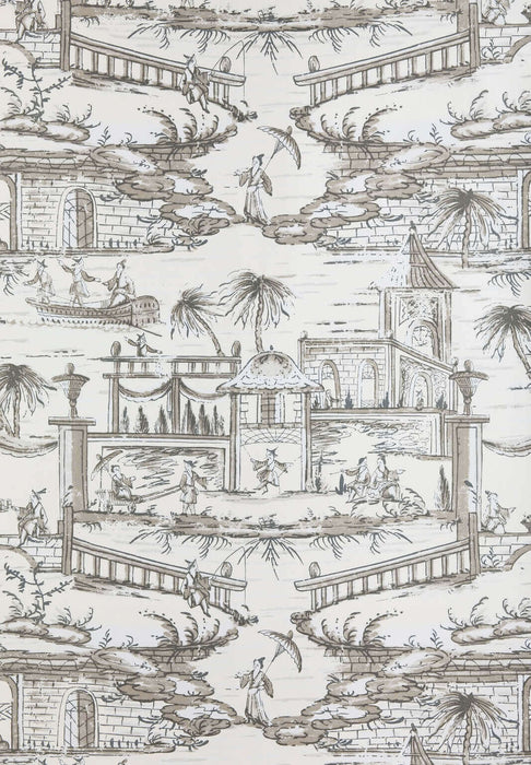 Braquenie Delft Beige Wallpaper BP305001