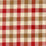 Marvic Textiles New Carreaux Red/Tan Fabric Sample 6137-2