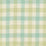 Marvic Textiles New Carreaux Lime/Aqua Fabric Sample 6137-3