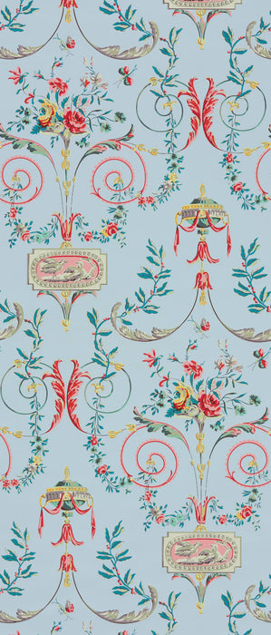 Le Manach Madame Tallien Rose Wallpaper Sample LP101003