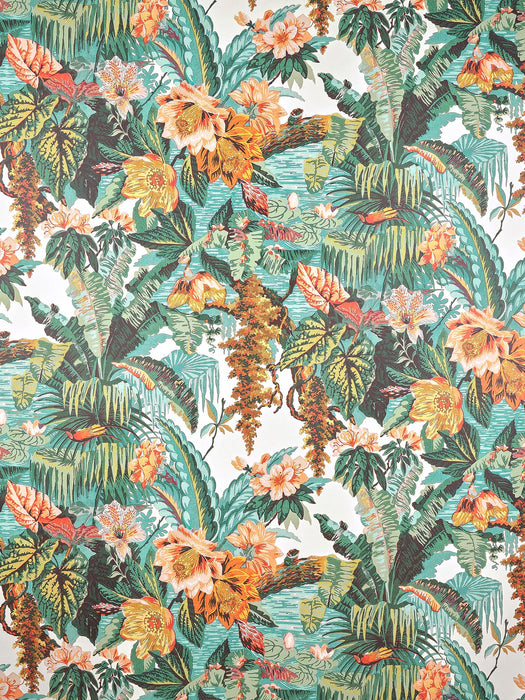 Pierre Frey Amour Des Tropiques Lagon Wallpaper Sample FP978001