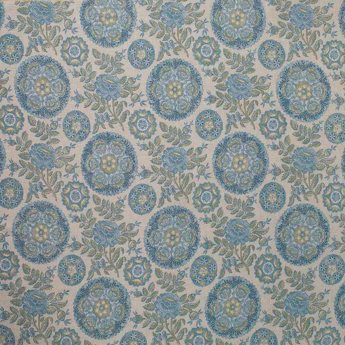 Marvic Textiles Orissa Vieux Bleu Fabric 6221-2